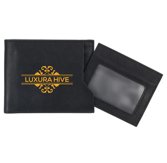 Black Genuine Leather Man's Wallet